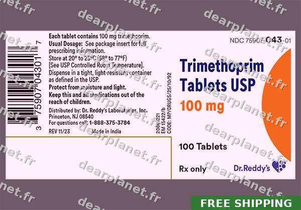 Commander Triméthoprime 200mg générique livraison rapide en France